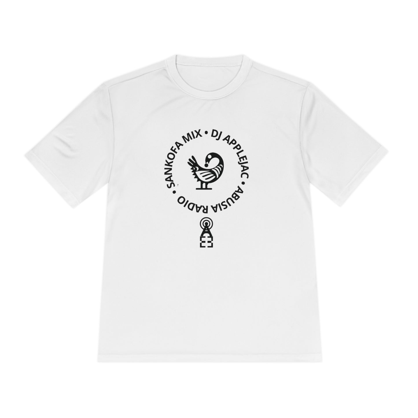 Abusia Radio DJ Applejac Sankofa T-Shirt