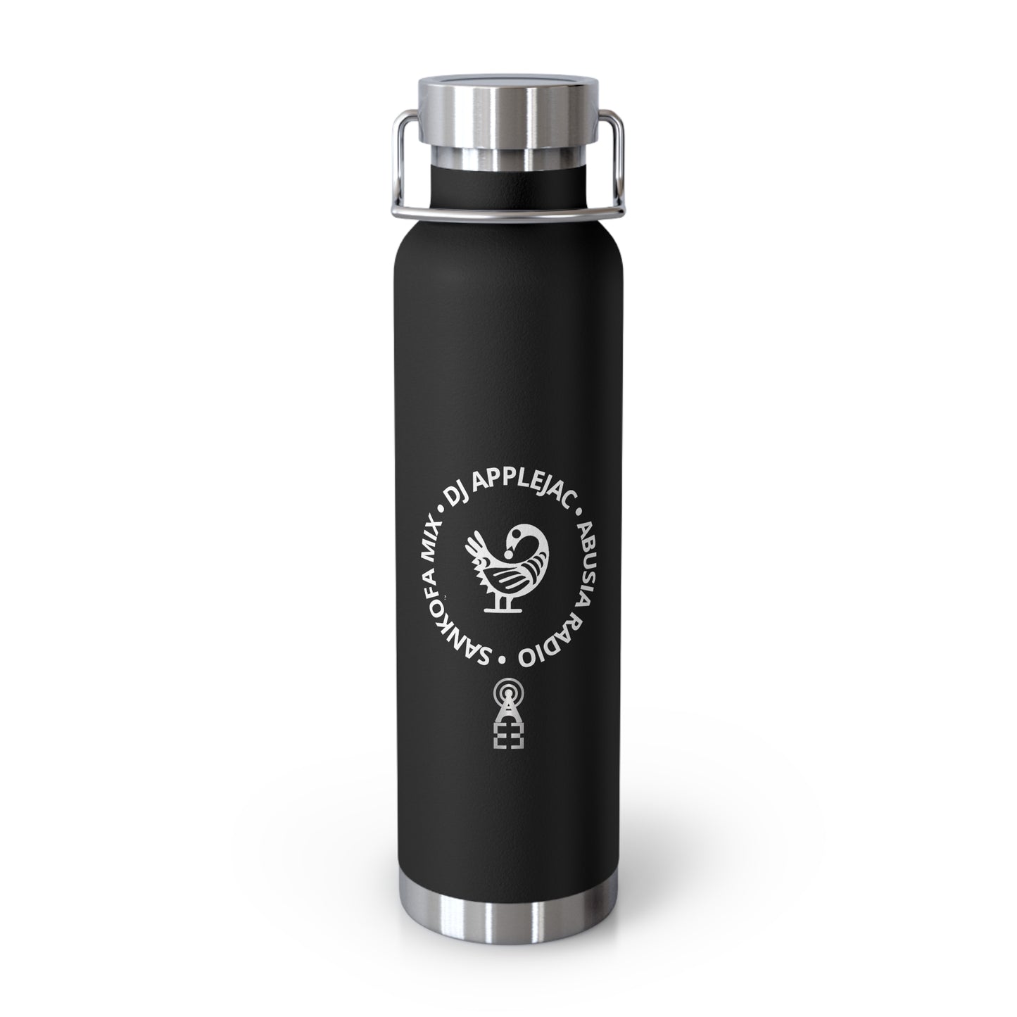 Abusia Radio DJ Applejac Sankofa Insulated Bottle