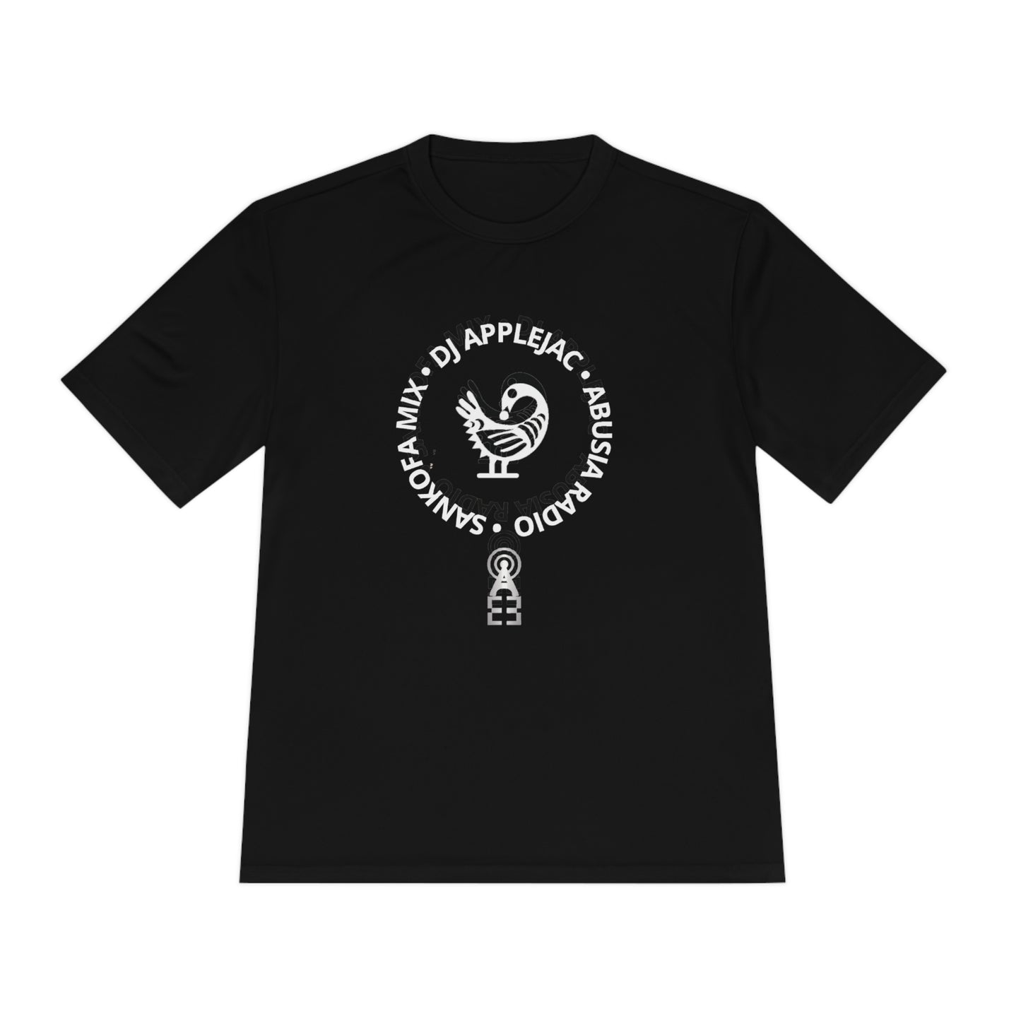 Abusia Radio DJ Applejac Sankofa T-Shirt