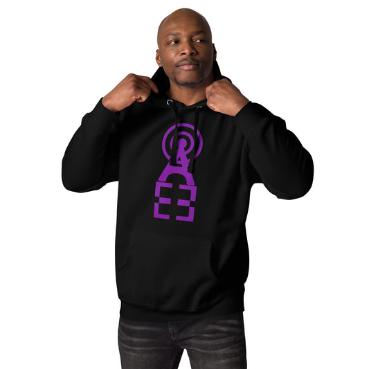 Abusia Radio Purple Logo Hoodie