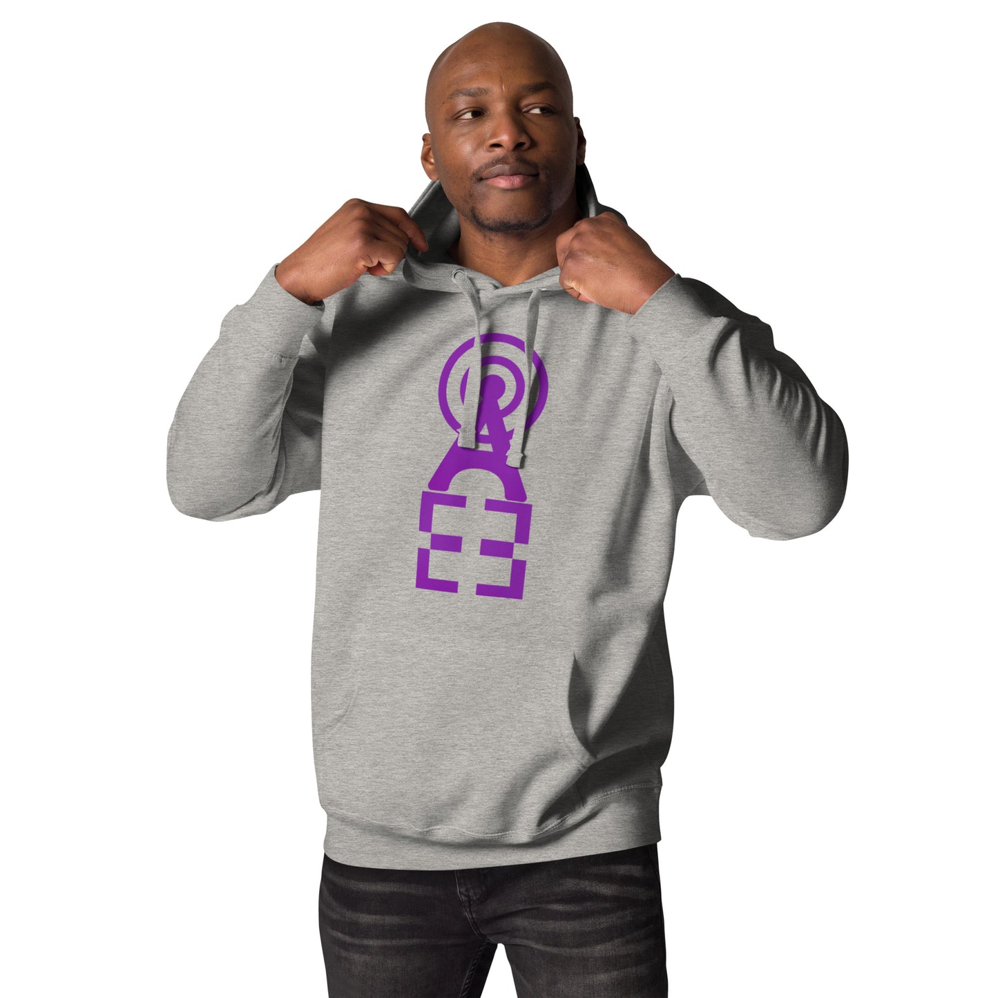 Abusia Radio Purple Logo Hoodie