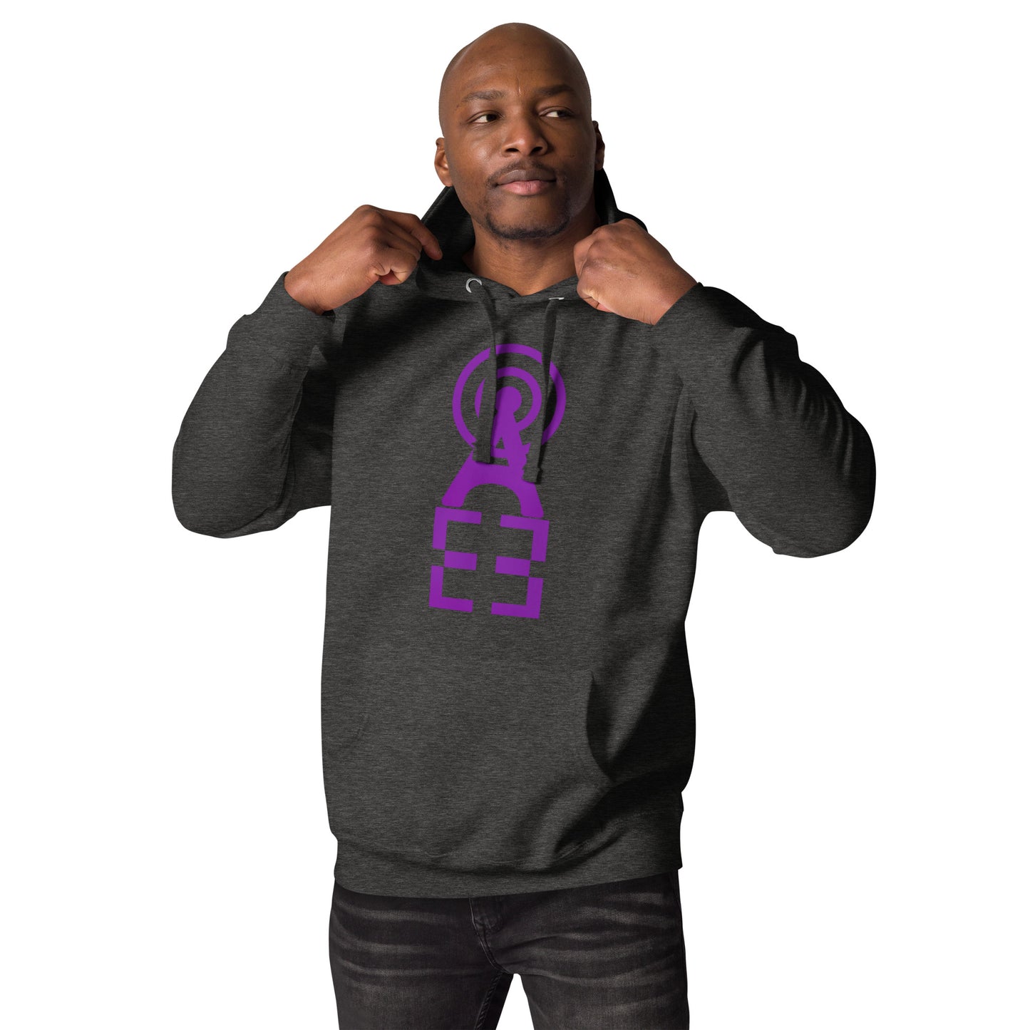 Abusia Radio Purple Logo Hoodie